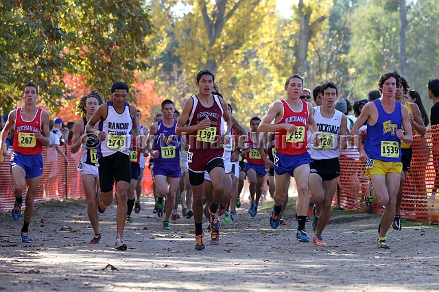 2011CIFXC-D1B-027.JPG - 2011 California CIF Cross Country Championships, Woodward Park, Fresno, California, November 27.