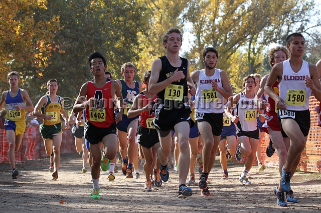 2011CIFXC-D2B-061.JPG - 2011 California CIF Cross Country Championships, Woodward Park, Fresno, California, November 27.
