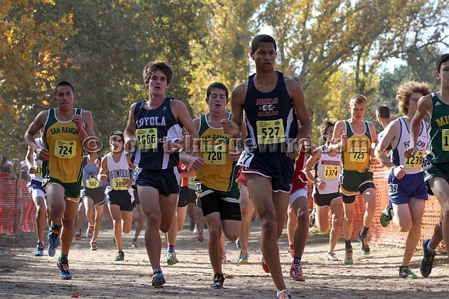 2011CIFXC-D2B-073.JPG - 2011 California CIF Cross Country Championships, Woodward Park, Fresno, California, November 27.