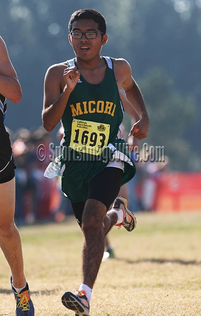 2011CIFXC-D2B-254.JPG - 2011 California CIF Cross Country Championships, Woodward Park, Fresno, California, November 27.