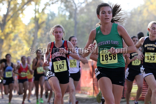 2011CIFXC-D2G-072.JPG - 2011 California CIF Cross Country Championships, Woodward Park, Fresno, California, November 27.