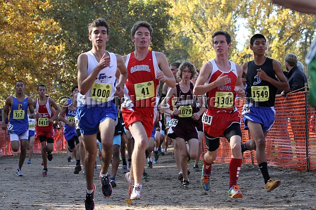 2011CIFXC-D4B-040.JPG - 2011 California CIF Cross Country Championships, Woodward Park, Fresno, California, November 27.