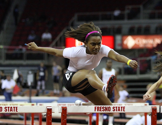 2011CalHSIndoor-011.JPG - 2011 California High School Indoor Invitational track and field meet, February 26, 2011 at the Save Mart Center, Fresno, CA.