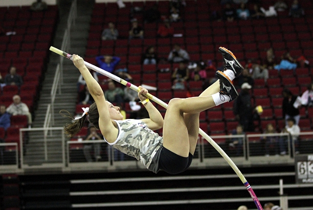 2011CalHSIndoor-136.JPG - 2011 California High School Indoor Invitational track and field meet, February 26, 2011 at the Save Mart Center, Fresno, CA.
