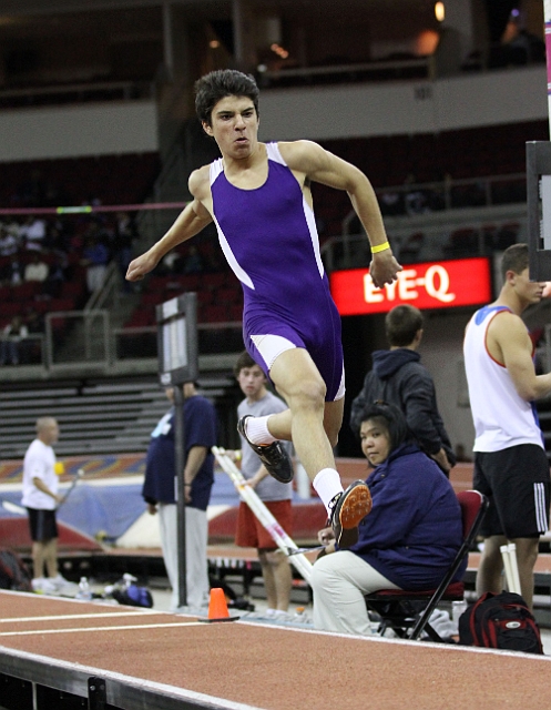 2011CalHSIndoor-473.JPG - 2011 California High School Indoor Invitational track and field meet, February 26, 2011 at the Save Mart Center, Fresno, CA.