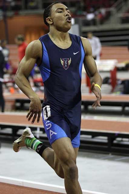 2011CalHSIndoor-595.JPG - 2011 California High School Indoor Invitational track and field meet, February 26, 2011 at the Save Mart Center, Fresno, CA.