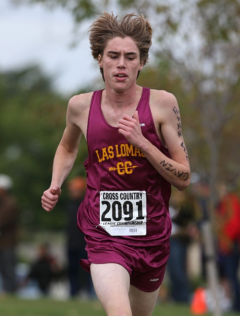 2011DFALXC-020.JPG - Diablo Foothill Athletic League Cross Country Championships, November 5, 2011, at Hidden Lakes Park, Martinez, CA