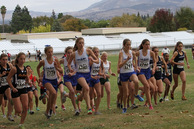 2011DFALXC-034.JPG - Diablo Foothill Athletic League Cross Country Championships, November 5, 2011, at Hidden Lakes Park, Martinez, CA