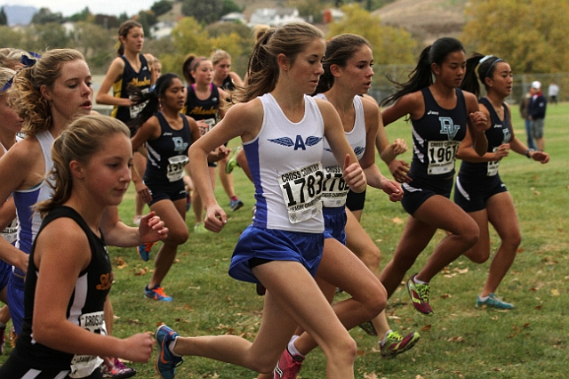 2011DFALXC-035.JPG - Diablo Foothill Athletic League Cross Country Championships, November 5, 2011, at Hidden Lakes Park, Martinez, CA