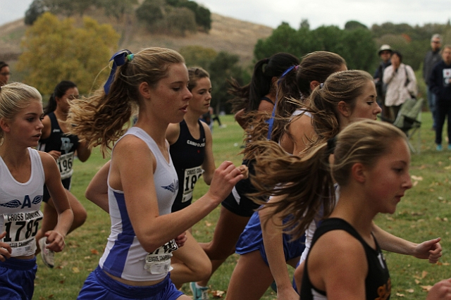 2011DFALXC-036.JPG - Diablo Foothill Athletic League Cross Country Championships, November 5, 2011, at Hidden Lakes Park, Martinez, CA