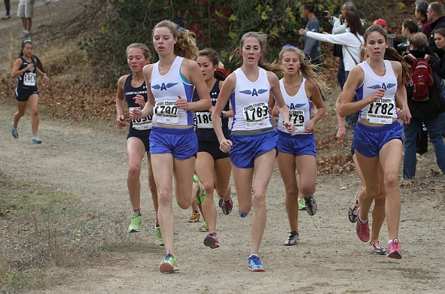 2011DFALXC-039.JPG - Diablo Foothill Athletic League Cross Country Championships, November 5, 2011, at Hidden Lakes Park, Martinez, CA