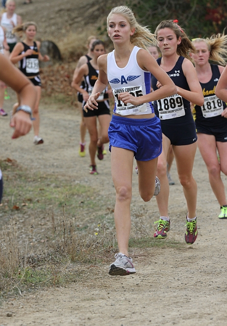 2011DFALXC-043.JPG - Diablo Foothill Athletic League Cross Country Championships, November 5, 2011, at Hidden Lakes Park, Martinez, CA