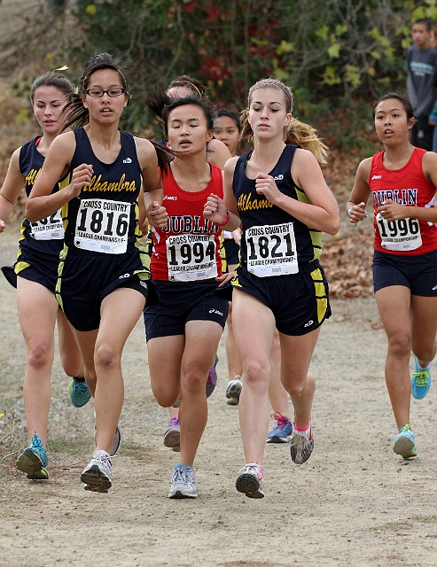 2011DFALXC-054.JPG - Diablo Foothill Athletic League Cross Country Championships, November 5, 2011, at Hidden Lakes Park, Martinez, CA
