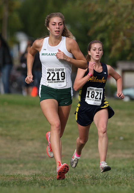 2011DFALXC-110.JPG - Diablo Foothill Athletic League Cross Country Championships, November 5, 2011, at Hidden Lakes Park, Martinez, CA