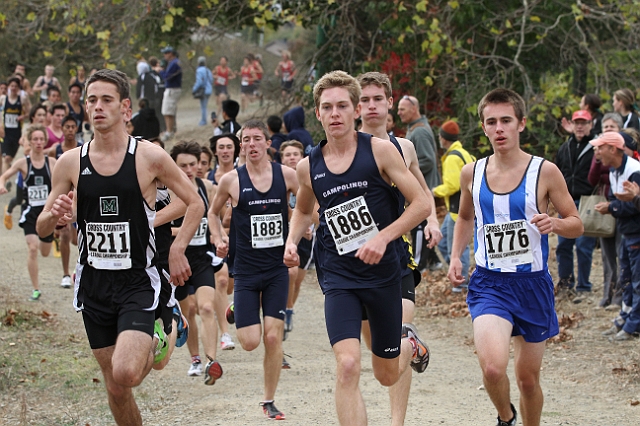2011DFALXC-125.JPG - Diablo Foothill Athletic League Cross Country Championships, November 5, 2011, at Hidden Lakes Park, Martinez, CA