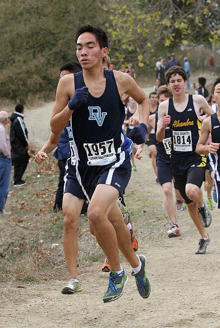 2011DFALXC-128.JPG - Diablo Foothill Athletic League Cross Country Championships, November 5, 2011, at Hidden Lakes Park, Martinez, CA