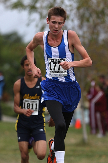 2011DFALXC-183.JPG - Diablo Foothill Athletic League Cross Country Championships, November 5, 2011, at Hidden Lakes Park, Martinez, CA