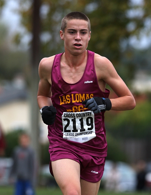 2011DFALXC-189.JPG - Diablo Foothill Athletic League Cross Country Championships, November 5, 2011, at Hidden Lakes Park, Martinez, CA