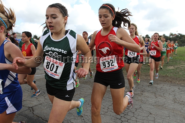 2011NCSXCD1-006.JPG - 2011 North Coast Section Cross Country Championships, Hayward High School, Hayward, California