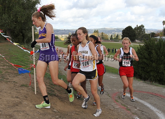 2011NCSXCD1-008.JPG - 2011 North Coast Section Cross Country Championships, Hayward High School, Hayward, California