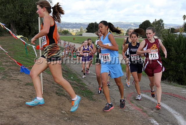 2011NCSXCD1-011.JPG - 2011 North Coast Section Cross Country Championships, Hayward High School, Hayward, California