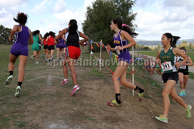2011NCSXCD1-013.JPG - 2011 North Coast Section Cross Country Championships, Hayward High School, Hayward, California