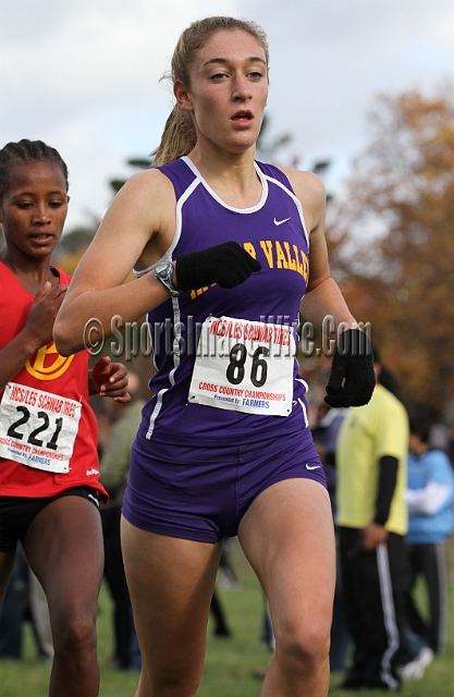 2011NCSXCD1-017.JPG - 2011 North Coast Section Cross Country Championships, Hayward High School, Hayward, California
