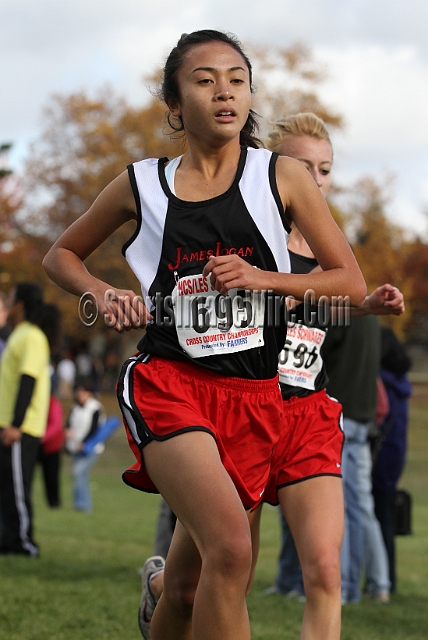 2011NCSXCD1-021.JPG - 2011 North Coast Section Cross Country Championships, Hayward High School, Hayward, California