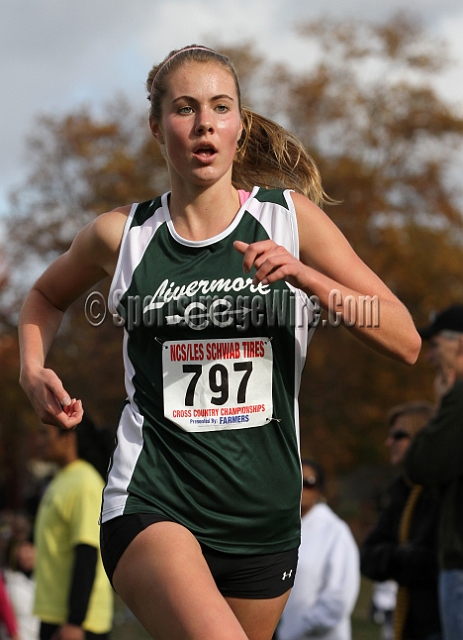 2011NCSXCD1-024.JPG - 2011 North Coast Section Cross Country Championships, Hayward High School, Hayward, California