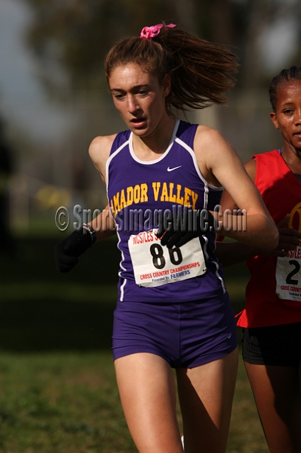 2011NCSXCD1-029.JPG - 2011 North Coast Section Cross Country Championships, Hayward High School, Hayward, California