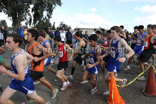 2011NCSXCD1-043.JPG - 2011 North Coast Section Cross Country Championships, Hayward High School, Hayward, California