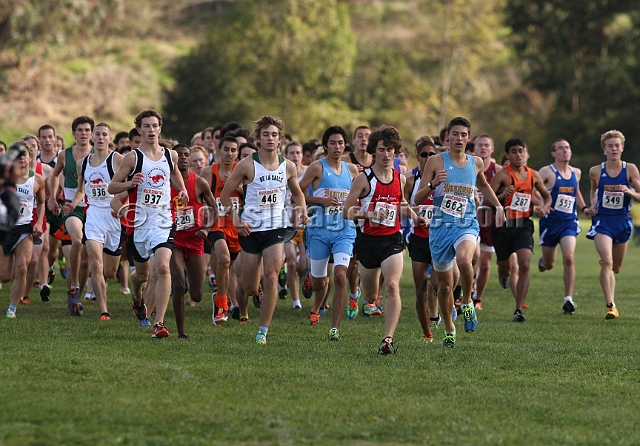 2011NCSXCD1-044.JPG - 2011 North Coast Section Cross Country Championships, Hayward High School, Hayward, California