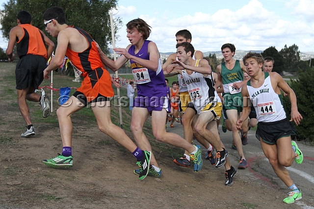 2011NCSXCD1-049.JPG - 2011 North Coast Section Cross Country Championships, Hayward High School, Hayward, California