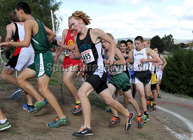 2011NCSXCD1-050.JPG - 2011 North Coast Section Cross Country Championships, Hayward High School, Hayward, California