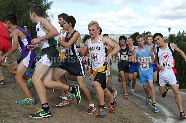 2011NCSXCD1-052.JPG - 2011 North Coast Section Cross Country Championships, Hayward High School, Hayward, California