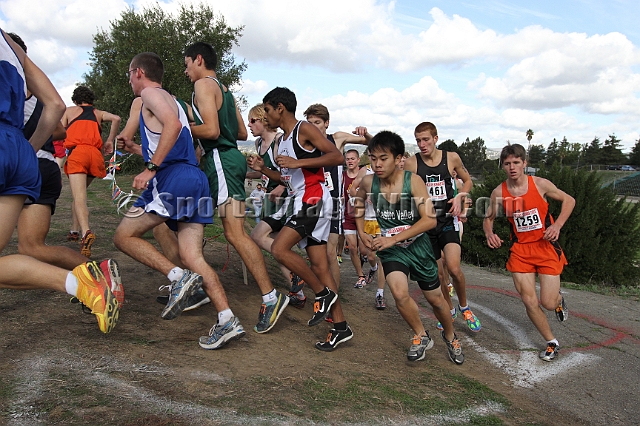 2011NCSXCD1-053.JPG - 2011 North Coast Section Cross Country Championships, Hayward High School, Hayward, California