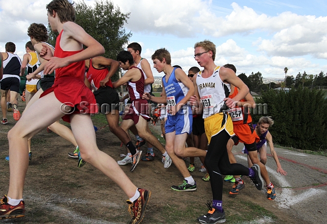 2011NCSXCD1-054.JPG - 2011 North Coast Section Cross Country Championships, Hayward High School, Hayward, California