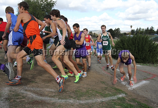 2011NCSXCD1-055.JPG - 2011 North Coast Section Cross Country Championships, Hayward High School, Hayward, California