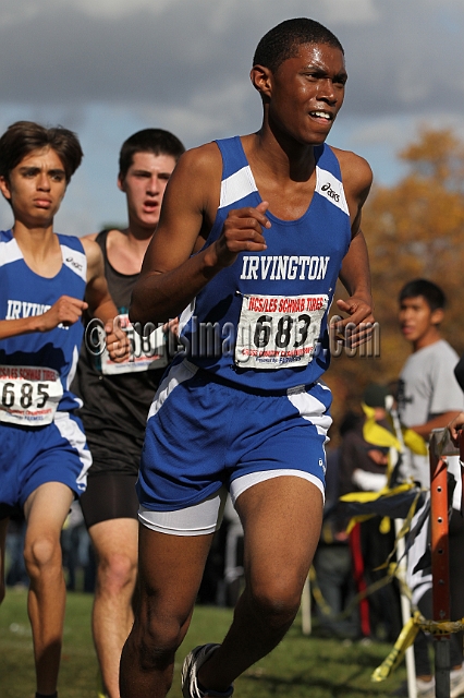 2011NCSXCD1-072.JPG - 2011 North Coast Section Cross Country Championships, Hayward High School, Hayward, California