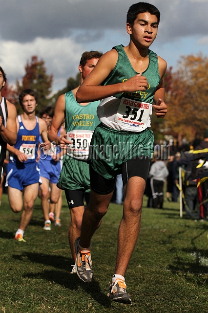2011NCSXCD1-074.JPG - 2011 North Coast Section Cross Country Championships, Hayward High School, Hayward, California