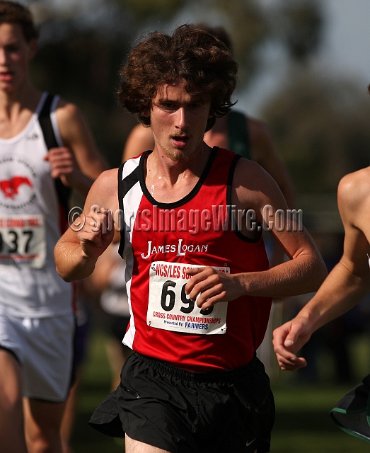 2011NCSXCD1-083.JPG - 2011 North Coast Section Cross Country Championships, Hayward High School, Hayward, California