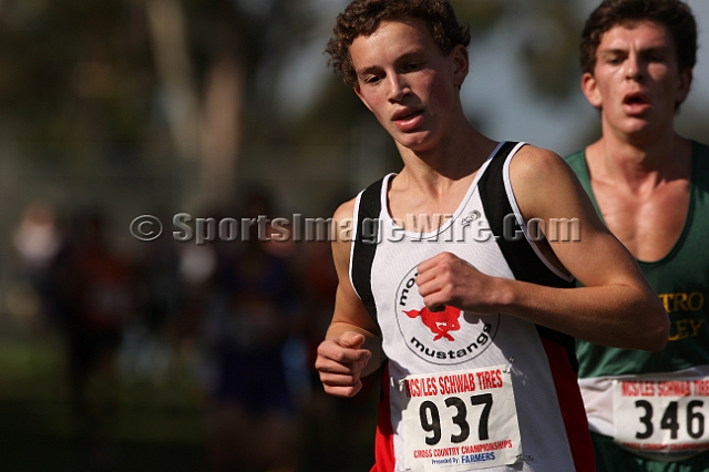 2011NCSXCD1-084.JPG - 2011 North Coast Section Cross Country Championships, Hayward High School, Hayward, California