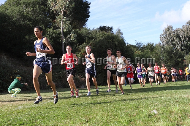 2011NCSXCD2-006.JPG - 2011 North Coast Section Cross Country Championships, Hayward High School, Hayward, California