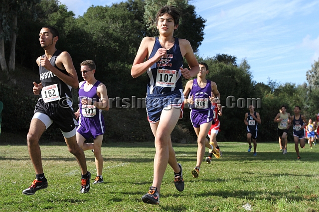 2011NCSXCD2-009.JPG - 2011 North Coast Section Cross Country Championships, Hayward High School, Hayward, California
