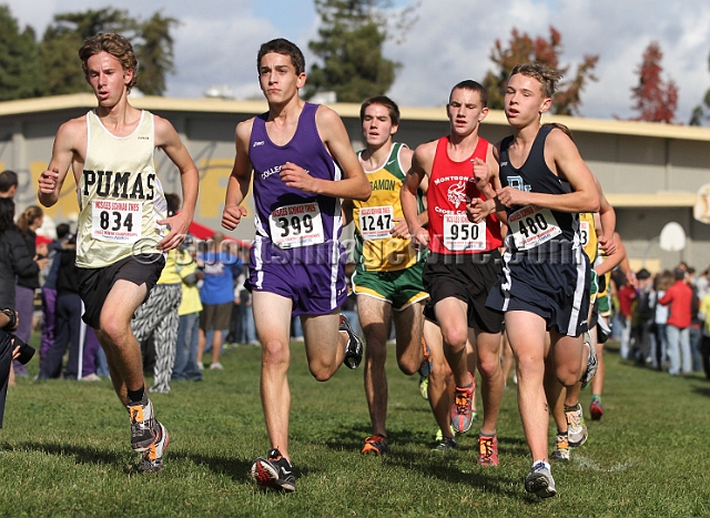 2011NCSXCD2-013.JPG - 2011 North Coast Section Cross Country Championships, Hayward High School, Hayward, California