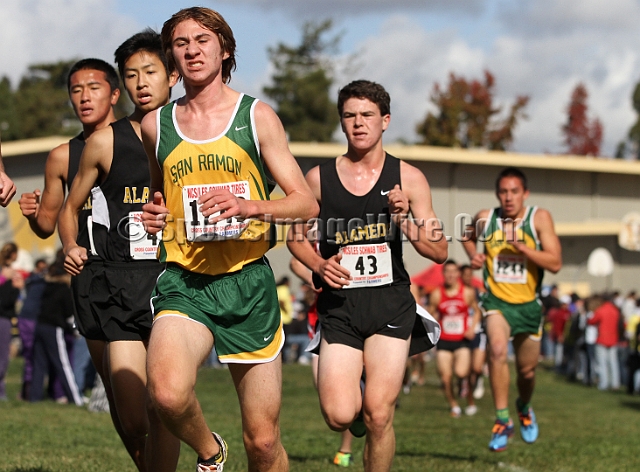 2011NCSXCD2-014.JPG - 2011 North Coast Section Cross Country Championships, Hayward High School, Hayward, California