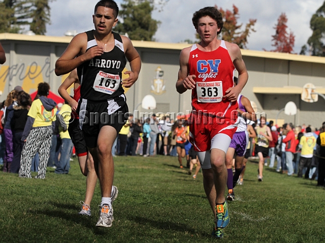 2011NCSXCD2-023.JPG - 2011 North Coast Section Cross Country Championships, Hayward High School, Hayward, California