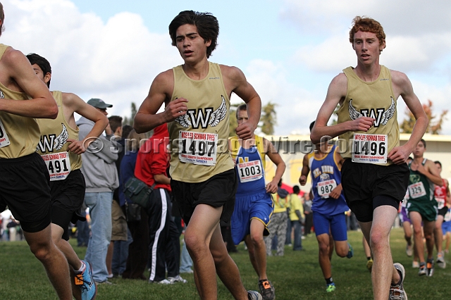 2011NCSXCD2-024.JPG - 2011 North Coast Section Cross Country Championships, Hayward High School, Hayward, California