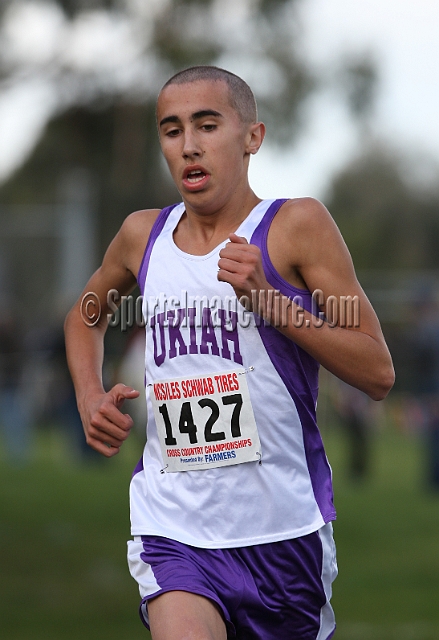 2011NCSXCD2-026.JPG - 2011 North Coast Section Cross Country Championships, Hayward High School, Hayward, California