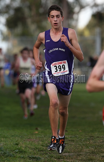2011NCSXCD2-036.JPG - 2011 North Coast Section Cross Country Championships, Hayward High School, Hayward, California